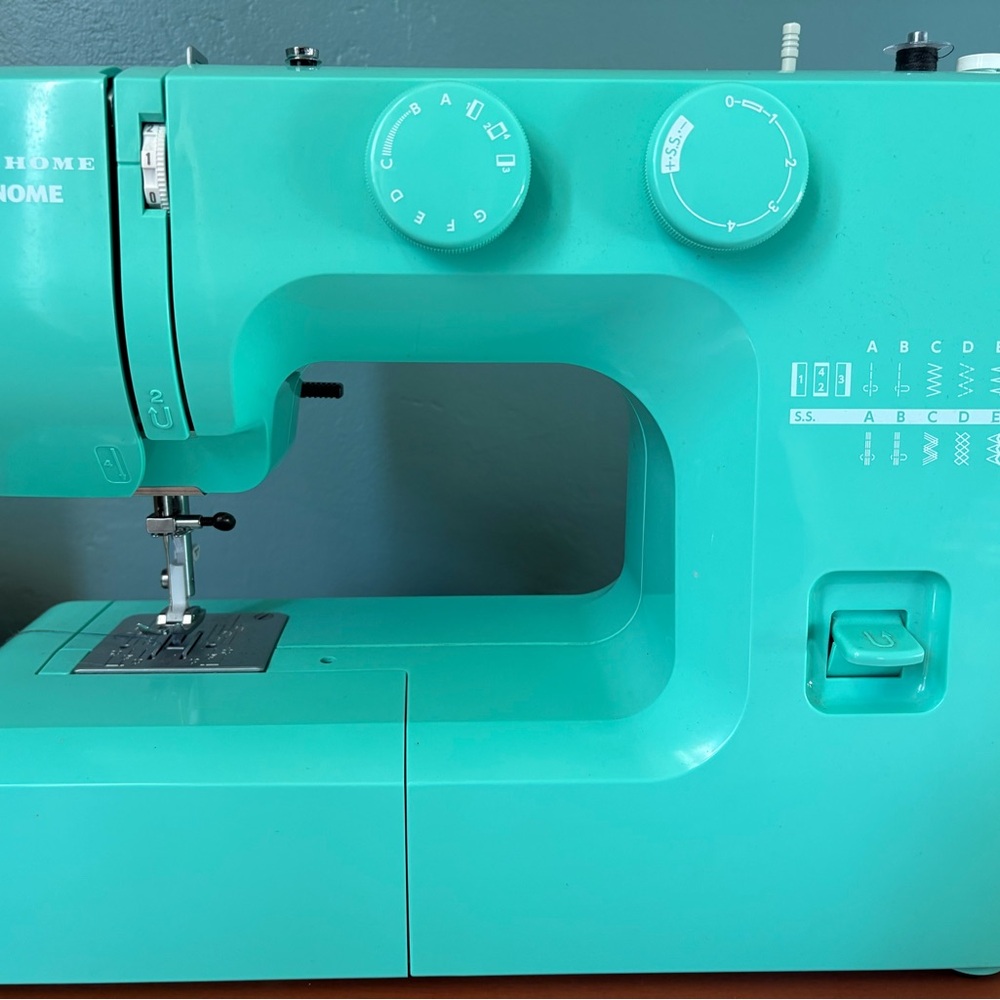 Turquoise Janome Sewing Machine